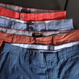 3 Banana Republic and 1 J.Crew men's shorts bundle